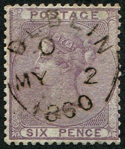 6d-sg-70-pale-lilac-superb-used-well-centred-upright-central