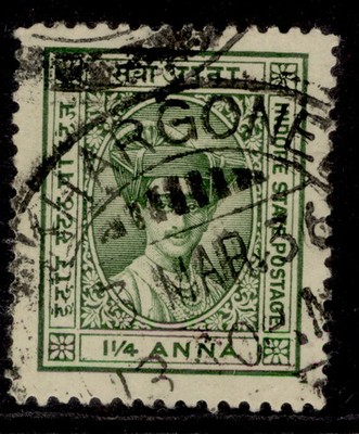 indian-states-indore-gv-sg19-1a-green-fine-used