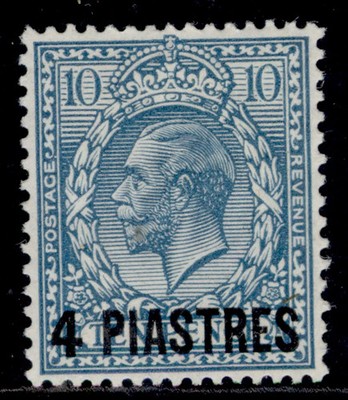 british-levant-gv-sg39-4pi-on-10d-turquoise-blue-m-mint-cat-14