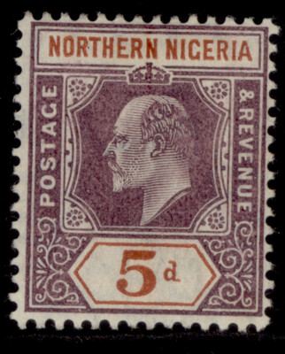 northern-nigeria-edvii-sg24-5d-dull-purple-chestnut-m-mint-cat-42-ordinary