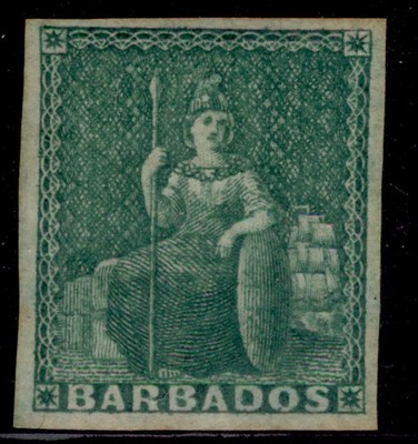 barbados-qv-sg2-d-deep-green-unused-cat-150