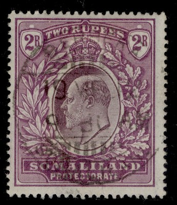 somaliland-protectorate-edvii-sg42-2r-dull-bright-purple-fine-used-cat-95