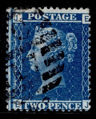 gb-qv-sg45-2d-blue-plate-12-fine-used-cat-100-ej