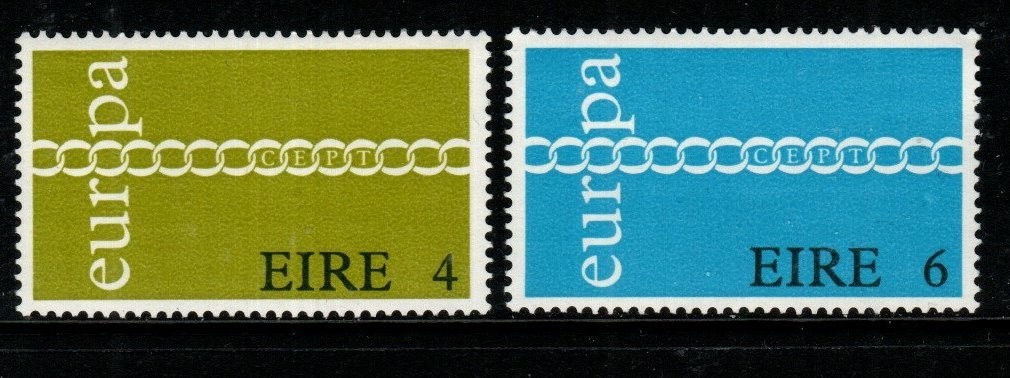 ireland-sg302-3-1971-europa-mnh