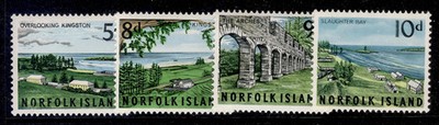 australia-norfolk-island-qeii-sg51-54-1964-views-set-nh-mint