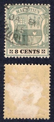 mauritius-sg147-8c-green-and-black-buff-used-cat-20-pounds
