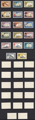 antigua-sg269-85-ships-set-of-17-u-m-cat-40-pounds