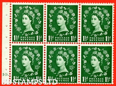 sg-542-sb62-1d-green-an-unmounted-mint-cylinder-booklet-pane-of-6-b87977