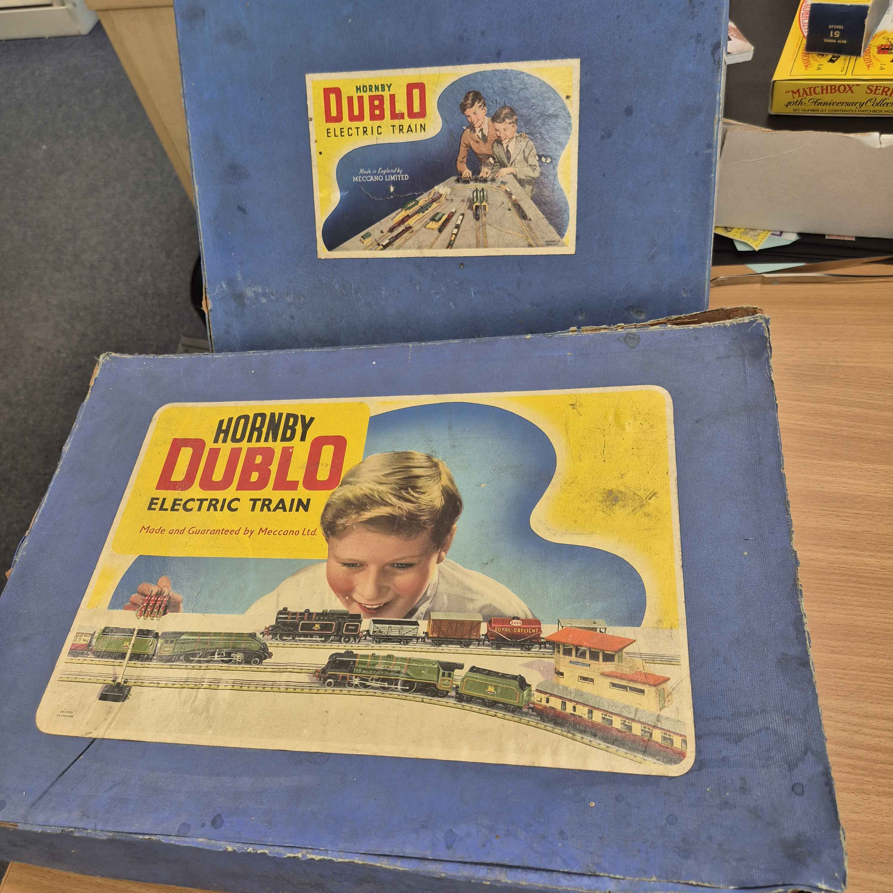 hornby-dublo-tank-goods-train-sets-x-2-without-the-trains-included