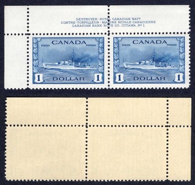 canada-sg388-one-dollar-war-effort-plate-1-ul-pair-u-m-mnh-cat-120