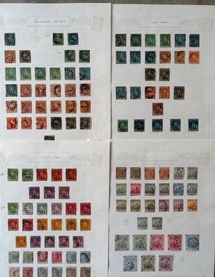 barbados-qv-1852-97-used-collection-on-pages-used-cat-2500