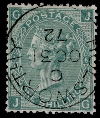 gb-qv-sg117-1s-green-plate-6-fine-used-cat-45-cds-jg