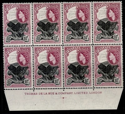 st-helena-qeii-sg155-1d-imprint-block-x8-nh-mint-cat-44