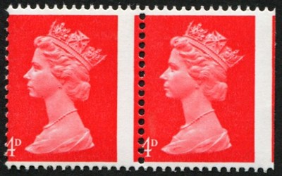 1969-4d-sg-733-mis-perfed-pair-imperf-at-right-u-m-unusual
