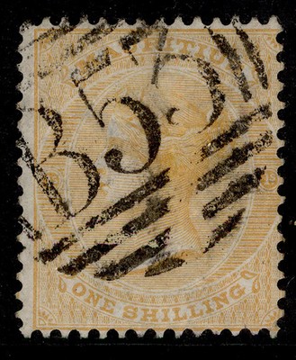 mauritius-qv-sg68-1s-yellow-used-cat-38-wmk-cc