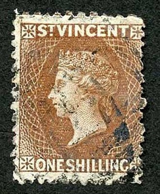 st-vincent-sg14-1-brown-perf-11-12-5-no-wmk-fine-used-cat-160-pounds