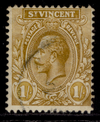 st-vincent-gv-sg117-1s-bistre-fine-used-cat-32
