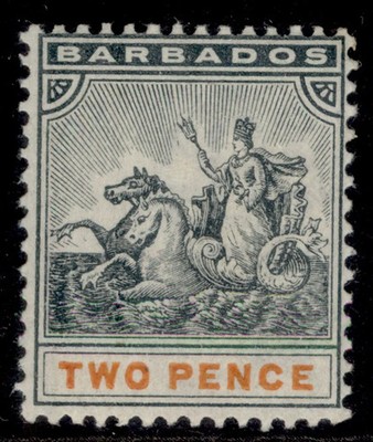 barbados-qv-sg108-2d-slate-black-orange-lh-mint-cat-15