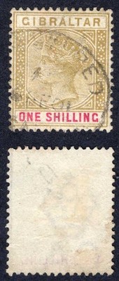 gibraltar-sg45-1-bistre-and-carmine-used-cat-20-pounds