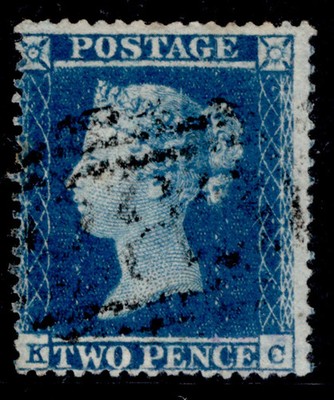 gb-qv-sg19-2d-dp-blue-plate-4-sc16-fine-used-cat-75-kc