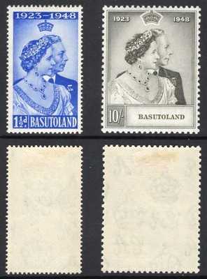 basutoland-sg36-7-1948-silver-wedding-m-m-cat-50-20-pounds