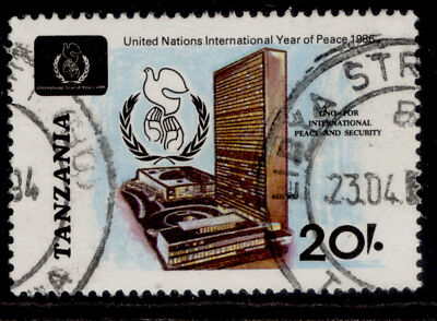 tanzania-qeii-sg502-1986-20s-un-headquarters-new-york-fine-used