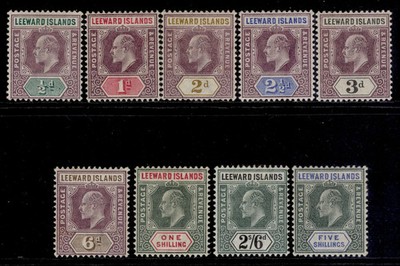 leeward-islands-edvii-sg20-28-1902-complete-set-vlh-mint-cat-130