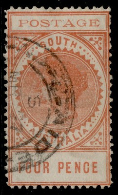 australia-south-australia-edvii-sg281-4d-orange-red-fine-used