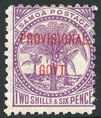 samoa-sg97-2-6-reddish-purple-opt-provisional-govt-m-m