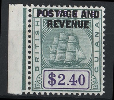british-guiana-1905-2-40-green-violet-ovpt-postage-and-revenue-sg251-um