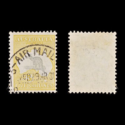 9658-australia-sg135-5s-grey-yellow-orange-1932-sc-126-mi108-used-c21