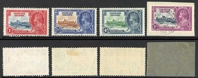 falkland-is-sg139-42-1935-silver-jubilee-set-mint-and-used-cat-16-pounds
