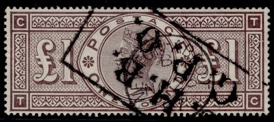 gb-qv-sg185-scarce-1-brown-lilac-wmk-crowns-fine-used-cat-2750-tc
