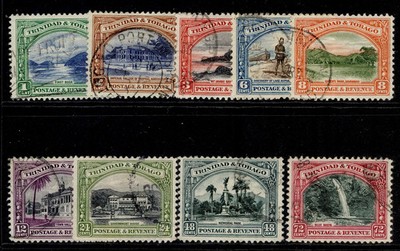 trinidad-tobago-gv-sg230-238-1935-37-complete-set-fine-used-cat-60