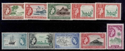 british-solomon-islands-qeii-sg103-111-1963-64-complete-set-nh-mint-cat-59