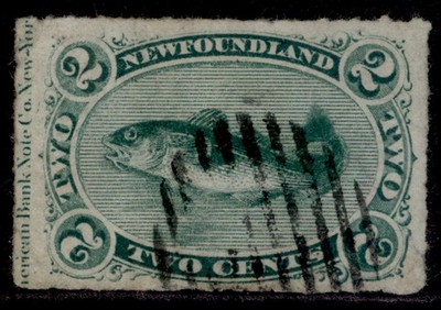 canada-newfoundland-qv-sg41-2c-bluish-green-used-cat-50