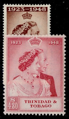 trinidad-tobago-gvi-sg259-260-1948-royal-silver-wedding-set-m-mint-cat-30