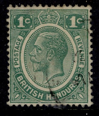 british-honduras-gv-sg126-1c-green-fine-used