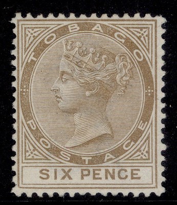 tobago-qv-sg19-6d-stone-unused-cat-600-wmk-ca