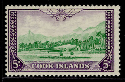 cook-islands-gvi-sg154-5d-emerald-green-violet-m-mint