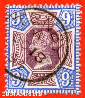 sg-209-variety-k38-3-9d-slate-purple-blue-a-fine-18th-october-18-b80186