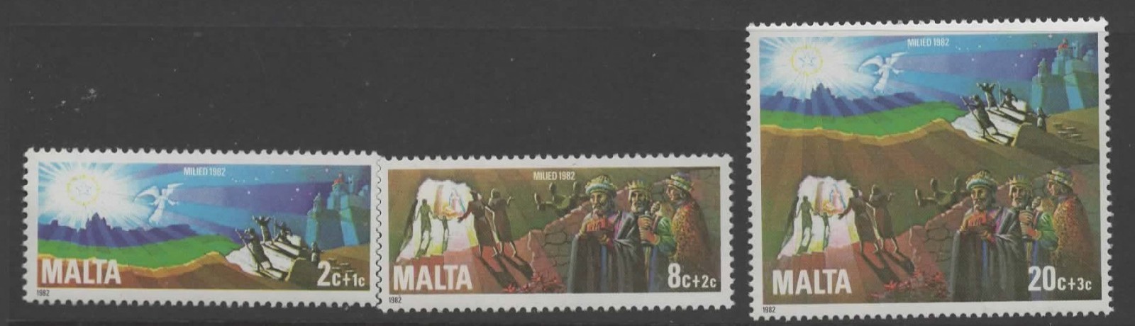 malta-sg698-700-1982-christmas-mnh
