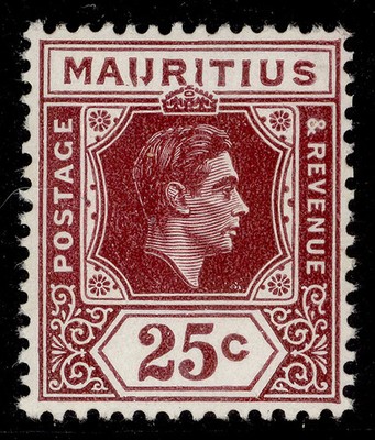 mauritius-gvi-sg259ba-25c-brown-purple-nh-mint-cat-300-ij-flaw