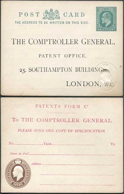 co8-kevii-patent-office-card-with-1-2d-on-front-and-7-1-2d-on-reverse