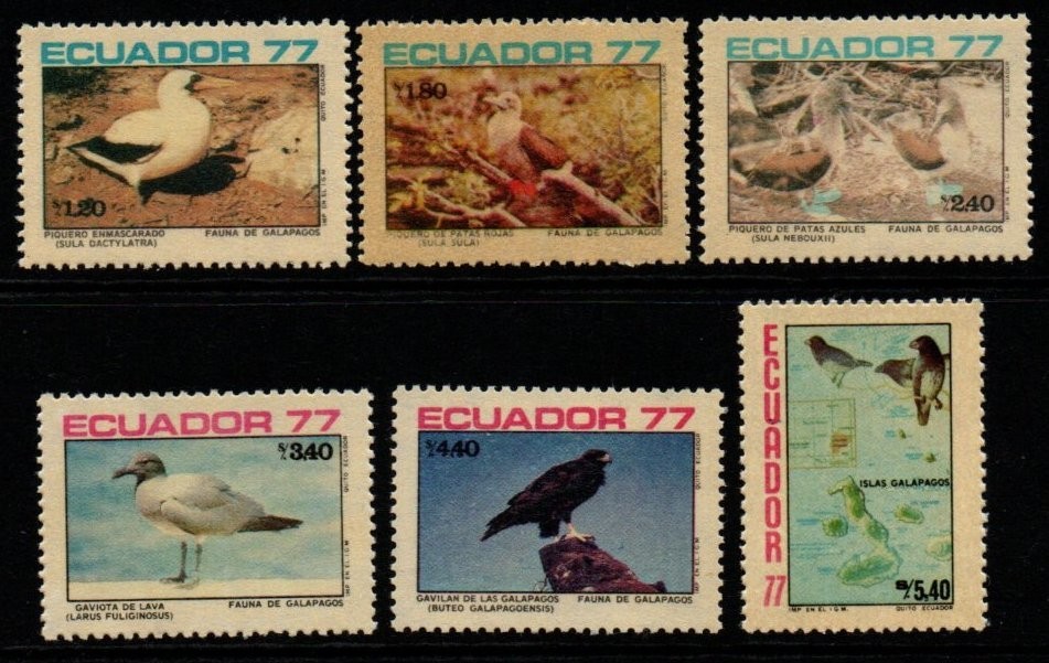 ecuador-sg1686-91-1977-birds-of-the-galapagos-islands-mnh