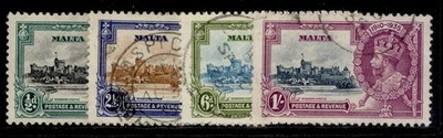 malta-gv-sg210-213-1935-silver-jubilee-set-fine-used-cat-45