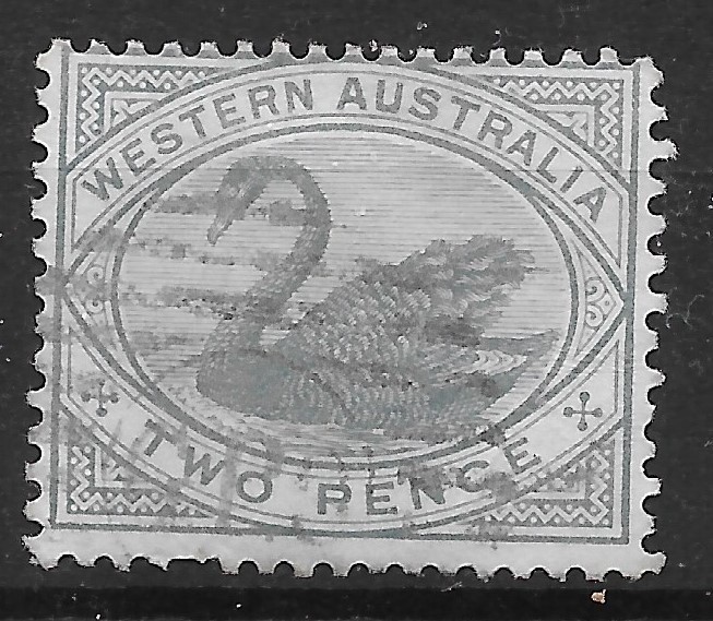 western-australia-sg96-1890-2d-bluish-grey-used