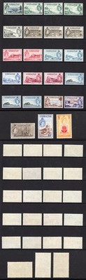 gibraltar-sg145-58-1953-set-of-14-plus-lots-of-shades-superb-u-m-cat-190-poun