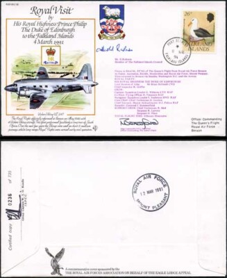 rv18c-the-duke-of-edinburgh-to-falkland-islands-signed-by-mr-g-roberts-a