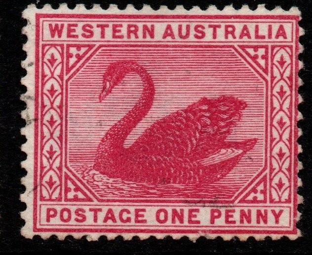 western-australia-sg112-1898-1d-carmine-used